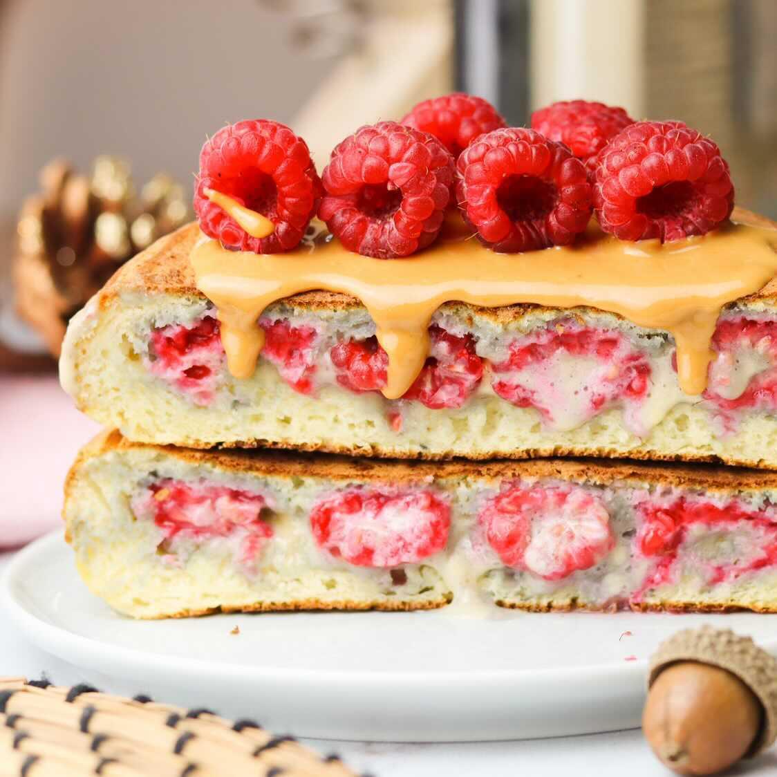 Lire la suite à propos de l’article Pancake fourré à la framboise