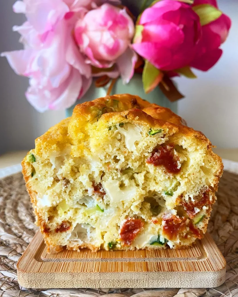 cake-courgette-tomate-chèvre