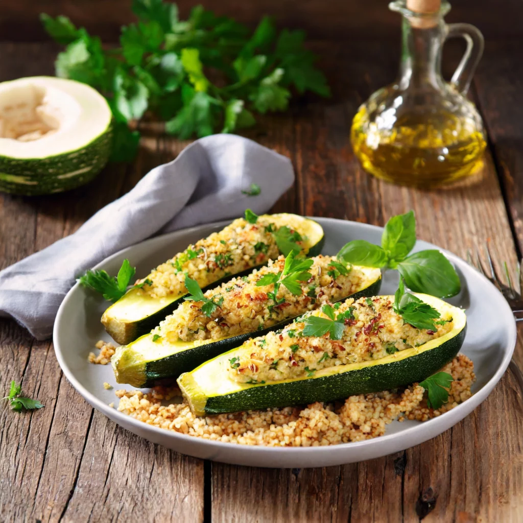 courgettes farcies au quinoa