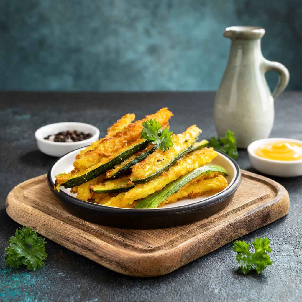 frites de courgettes croustillantes