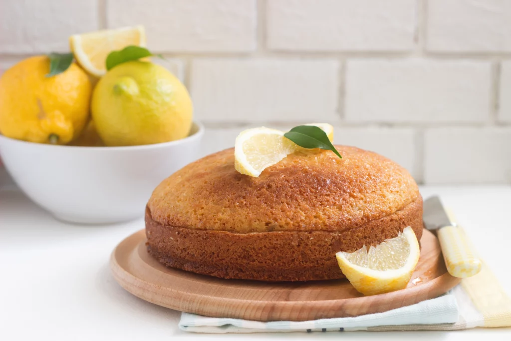 un gâteau aux courgettes et citrons