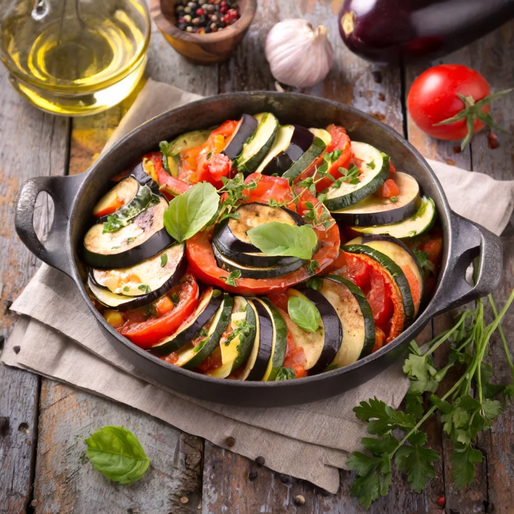 Plat de ratatouille provençale