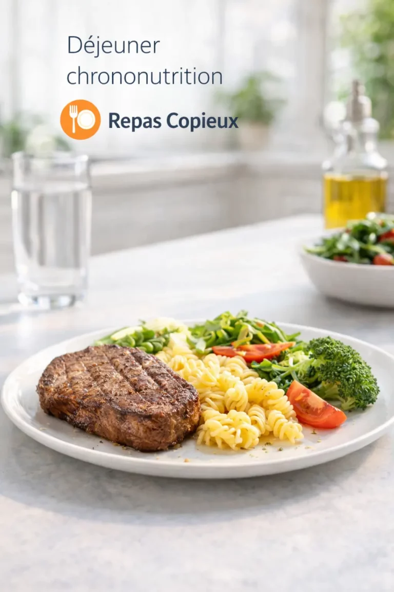 chrononutrition déjeuner protéiné