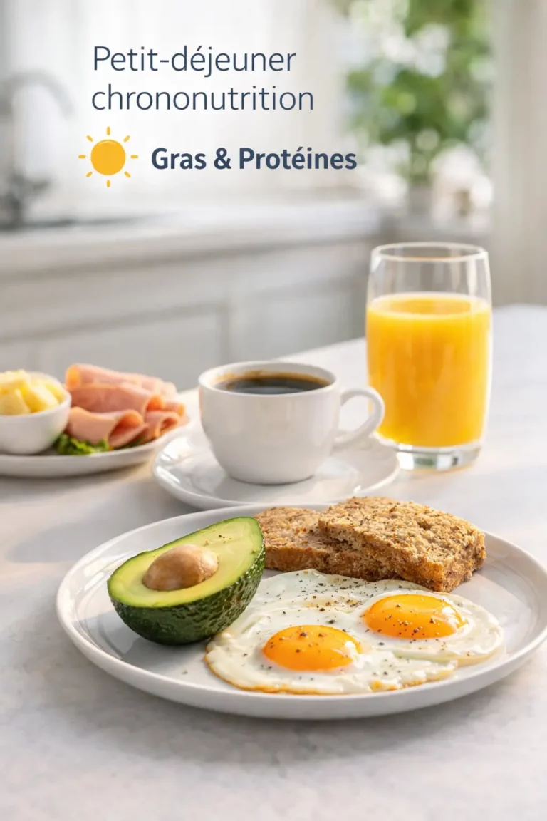 chrononutrition petit déjeuner protéiné